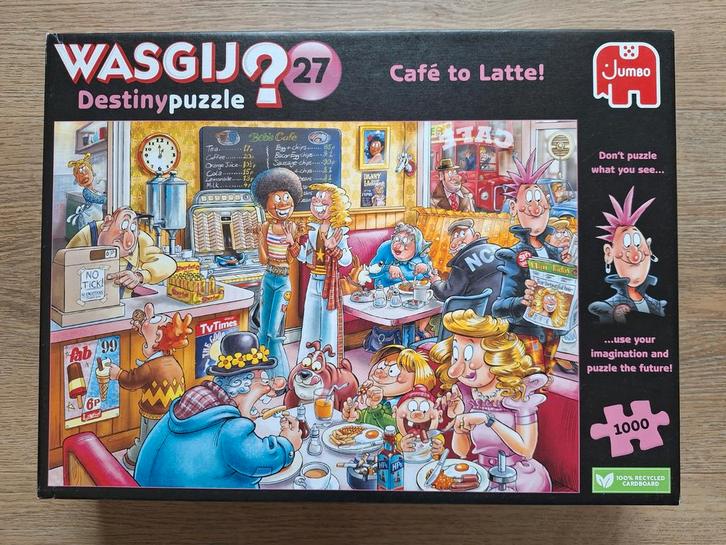 WASGIJ 27 Destiny Puzzel - 1000 🧩🧩, Hobby en Vrije tijd, Denksport en Puzzels, Zo goed als nieuw, 500 t/m 1500 stukjes, Ophalen of Verzenden