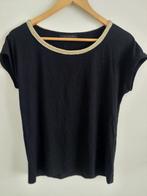 Lola Liza | maat 34 | Shirt Zwart met gouden details, Kleding | Dames, T-shirts, Maat 34 (XS) of kleiner, Ophalen of Verzenden