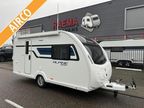 Sprite Alpine Sport 420 CT Airco Mover Unico Fietsdrager, Caravans en Kamperen, Caravans, Bedrijf, tot en met 2, 1000 - 1250 kg