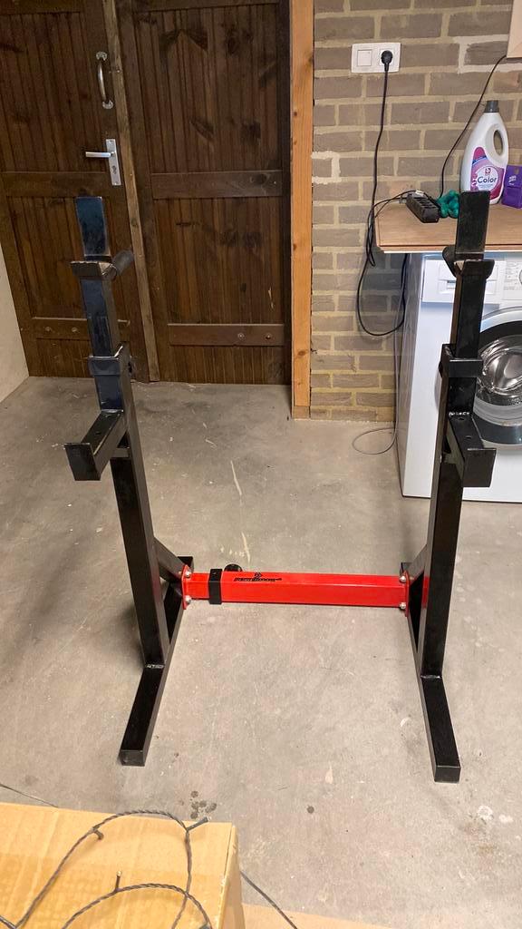 powermark squatrek/dipstand, Sport en Fitness, Fitnessapparatuur, Zo goed als nieuw, Krachtstation, Ophalen