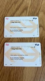 2 treinkaartjes, Tickets en Kaartjes, Trein, Bus en Vliegtuig, Twee personen, Trein, Algemeen kaartje