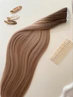 Remy Invisible Weft in tape hair extension. 100%human hair, Ophalen of Verzenden, Nieuw, Pruik of Haarverlenging