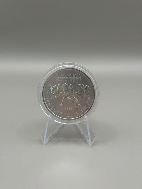 Canada - Maple Leaf - 2010 Vancouver - 1 OZ, Postzegels en Munten, Edelmetalen en Baren, Zilver, Ophalen of Verzenden