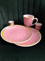 Servies set Blond Amsterdam roze, Ophalen of Verzenden, Zo goed als nieuw, Aardewerk, Blond Amsterdam