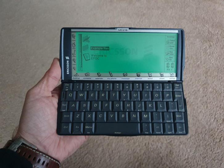 Ericsson MC218 pda Pocket pc - goed werkend, Telecommunicatie, Pda's, Gebruikt, Symbian, Overige merken, Met stylus of aanraakpen