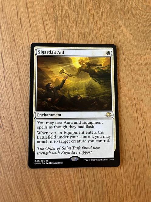 Sigarda's Aid, Hobby en Vrije tijd, Verzamelkaartspellen | Magic the Gathering, Nieuw, Losse kaart, Ophalen of Verzenden