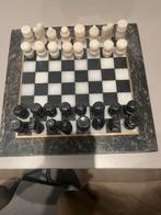 Schaakbord marmer, Hobby en Vrije tijd, Gezelschapsspellen | Bordspellen, Ophalen of Verzenden, Gebruikt