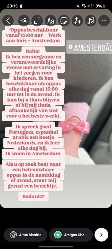 Oppas Baby's en kinderen  beschikbaar voor biedingen