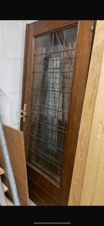 Binnen deuren glas in lood, Doe-het-zelf en Verbouw, Deuren en Horren, Ophalen, Gebruikt, Binnendeur, 200 tot 215 cm