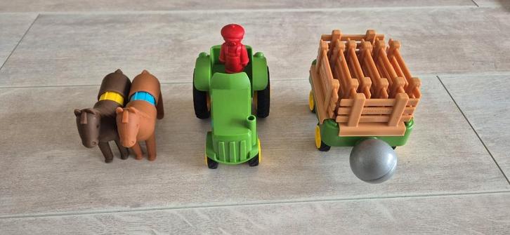 SmartMaxMy first - Tractor set, Kinderen en Baby's, Speelgoed | Educatief en Creatief, Zo goed als nieuw, Bouwen, Ophalen of Verzenden