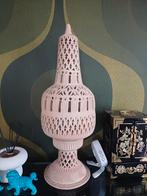 Handgemaakte Marokkaanse lamp van aardewerk vintage boho, Ophalen of Verzenden