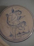 oud DOOSJE met DEKSEL - ENGEL afbeelding, Antiek en Kunst, Curiosa en Brocante, Ophalen of Verzenden