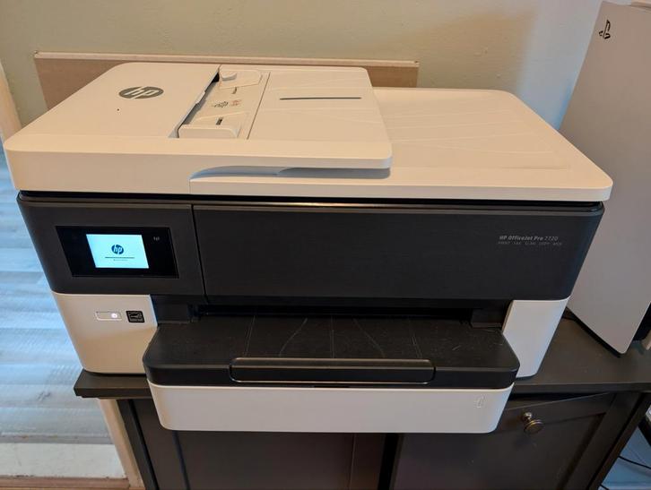HP OfficeJet Pro 7720 All-in-One Printer, Computers en Software, Printers, Gebruikt, All-in-one, Inkjetprinter, Faxen, Kleur printen