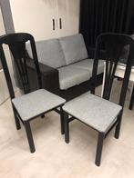 6 mooıe stoelen en mooie bank  biden va 150 €, Ophalen of Verzenden, Zo goed als nieuw, Eén, Hout