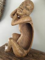 Houtsnijwerk  Tribaal Sculptuur Bali, Antiek en Kunst, Verzenden