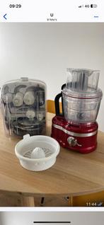 Keizerrode KitchenAid Artisan foodprocessor als nieuw, Witgoed en Apparatuur, Ophalen of Verzenden, Zo goed als nieuw, 3 snelheden of meer