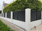 NIEUW staal zwart tuinscherm / schutting / hek, Tuin en Terras, Tuinhekken en Hekwerk, Ophalen, Nieuw, IJzer, Tuinhek