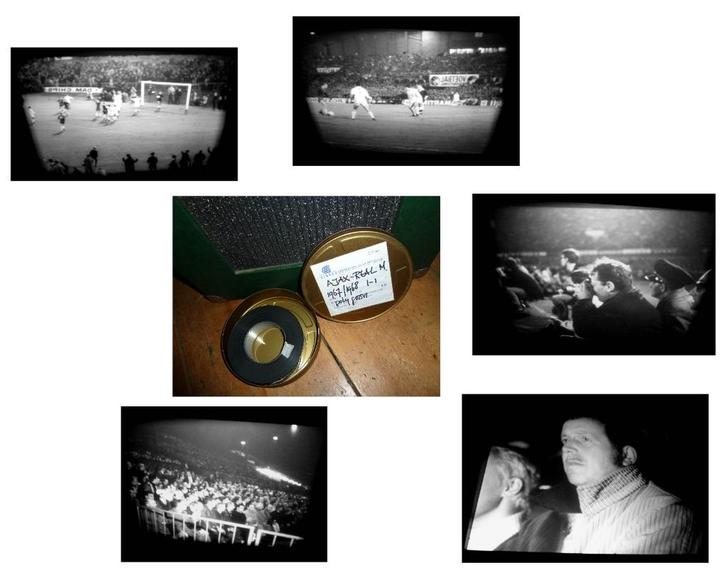 35mm film Ajax Real Madrid - Polygoon Journaal 1967 - mooi, Audio, Tv en Foto, Filmrollen, 16mm film, Verzenden