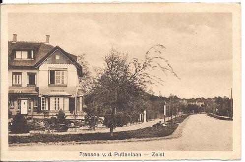 Zeist, Fransen van de Puttenlaan met Villa.1928, Verzamelen, Ansichtkaarten | Nederland, Ongelopen, Utrecht, 1920 tot 1940, Ophalen of Verzenden