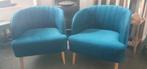 Ikea Fullösa Fauteuil Turquoise - Set van 2!, Ophalen, Hout, Minder dan 75 cm, Zo goed als nieuw