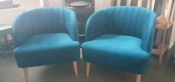 Ikea Fullösa Fauteuil Turquoise - Set van 2! beschikbaar voor biedingen