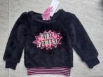 Z8 teddy sweater trui zwart Girl Power maat 92 / 98 NIEUW, Nieuw, Meisje, Trui of Vest, Ophalen of Verzenden