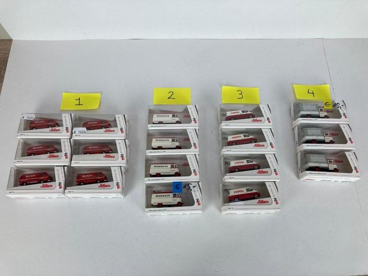 Marklin MHI - Schuco Diverse Auto's - 1:87, Hobby en Vrije tijd, Modeltreinen | H0, Nieuw, Overige typen, Wisselstroom, Märklin