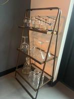 Drankenkabinet glas, Huis en Inrichting, Ophalen, Zo goed als nieuw