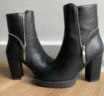 Stoere boots met rits, high heels, enkellaarsjes, nieuw, Zwart, Lage of Enkellaarzen, Nieuw, Ophalen of Verzenden