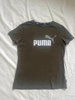 Puma shirt XS groen mosgroen, Kleding | Dames, Puma, Ophalen of Verzenden, Zo goed als nieuw, Korte mouw