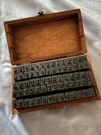70 Delige Stempel Set / Letters Cijfers Stempelen Houten, Hobby en Vrije tijd, Stempelen, Ophalen of Verzenden, Nieuw, Houten stempel