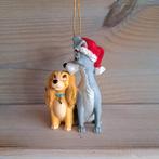 Disney Lady en de Vagebond kerst ornament, Ophalen of Verzenden, Overige figuren, Zo goed als nieuw, Beeldje of Figuurtje
