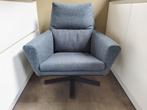 Draaifauteuil "Donna", Ophalen, Blauw, Zo goed als nieuw, Metaal