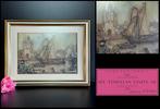 SALE—Vintage Anton Pieck 3D kunst schilderij Zierikzee - LS, Antiek en Kunst, Kunst | Schilderijen | Klassiek, Ophalen of Verzenden