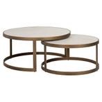 Salontafel whitebone richmond interiors, Rond, Zo goed als nieuw, Minder dan 50 cm, 50 tot 100 cm