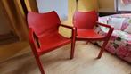 Twee zeer stevige rode kunststof stoelen, Huis en Inrichting, Stoelen, Kunststof, Twee, Nieuw, Ophalen of Verzenden