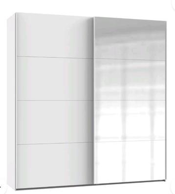 Kledingkast met spiegel schuifdeur, hang & plank - 220×225  beschikbaar voor biedingen