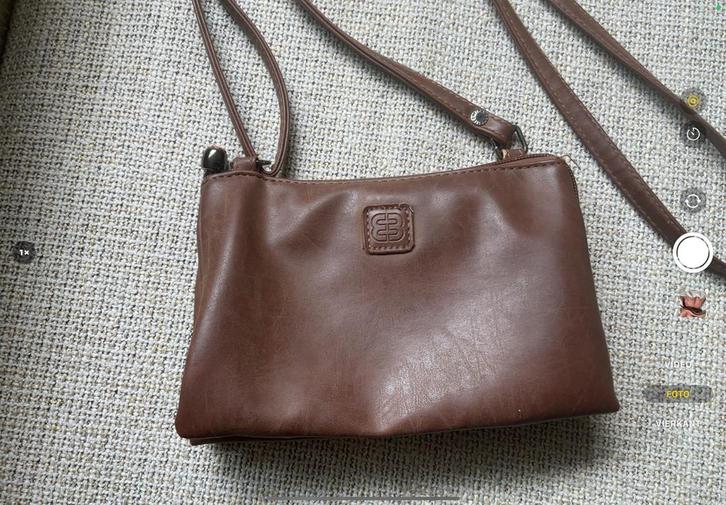Tas tasje schoudertasje van Enrico Benetti bruin, Sieraden, Tassen en Uiterlijk, Tassen | Damestassen, Zo goed als nieuw, Schoudertasje