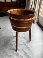 Houten Plantenbak / Karn Emmer met poten, Antiek en Kunst, Ophalen