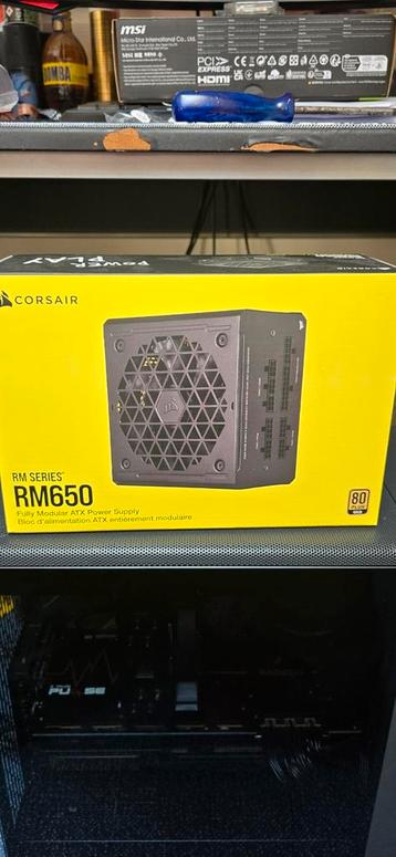CORSAIR
RM 650 watt voeding + garantie beschikbaar voor biedingen