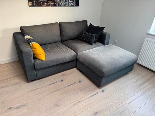 IKEA VIMLE 2-zits slaapbank, Gunnared middengrijs, Huis en Inrichting, Banken | Bankstellen, Zo goed als nieuw, Rechte bank, Tweepersoons