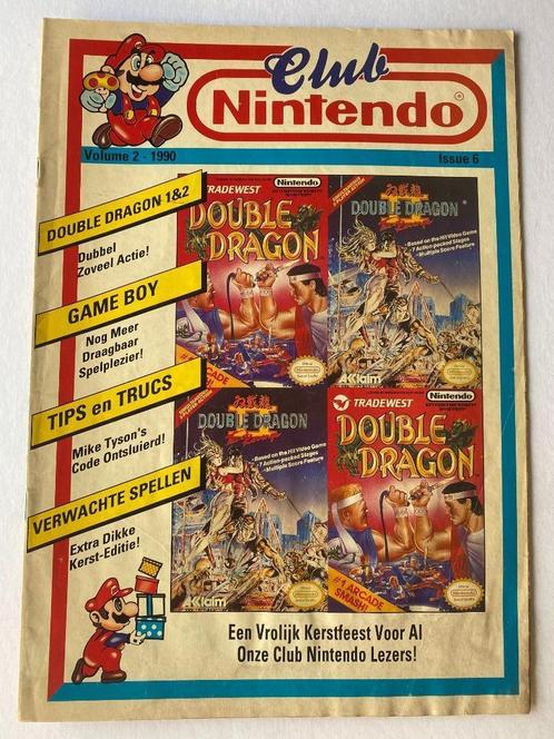 Club Nintendo | 1990 2e Jaargang nr.6  | Double Dragon, Spelcomputers en Games, Games | Nintendo NES, Gebruikt, 1 speler, Ophalen of Verzenden