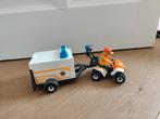 Playmobil Quad met Aanhanger - Ambulance, Ophalen of Verzenden, Gebruikt, Complete set