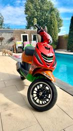 Malossi piaggio zip 180cc 2takt, Fietsen en Brommers, Scooters | Piaggio, Tweetakt, Gebruikt, Maximaal 45 km/u, Zip