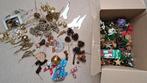 Doos met ruim assorti kerststekers, decoratie kerststukjes, Diversen, Kerst, Ophalen, Zo goed als nieuw