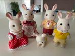 Sylvanian konijnenfamilie, Verzamelen, Poppetjes en Figuurtjes, Gebruikt, Ophalen of Verzenden