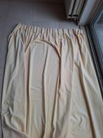 2 warme zacht gele velourse gordijnen, Huis en Inrichting, Stoffering | Gordijnen en Lamellen, Ophalen of Verzenden, 200 cm of meer