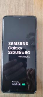 Samsung S20 Ultra 128gb met klein ingebrand scherm, Telecommunicatie, Ophalen of Verzenden, Zo goed als nieuw, Zwart, 128 GB