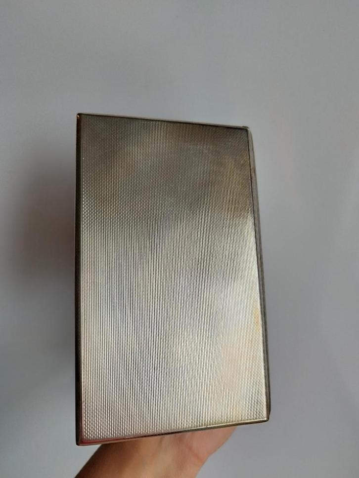 Antieke sigarettenkoker in 925 zilver, Antiek en Kunst, Antiek | Goud en Zilver, Zilver, Ophalen of Verzenden