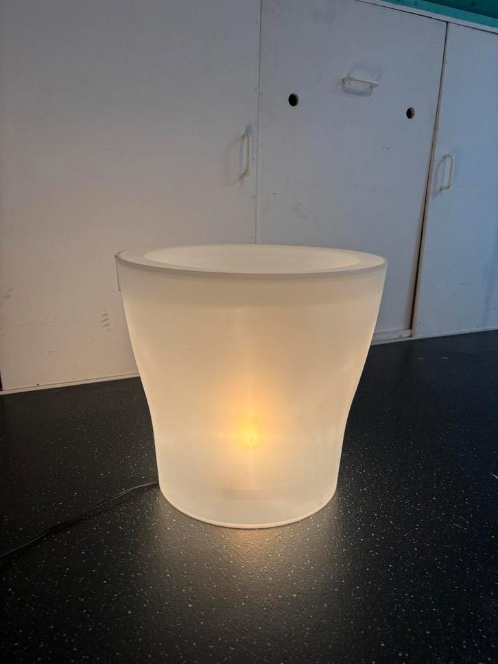 Lichtgevende Plantenbak - Vloerlamp, Huis en Inrichting, Lampen | Vloerlampen, Zo goed als nieuw, Minder dan 100 cm, Kunststof